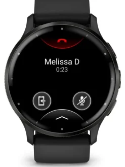 GARMIN Smartwatches | Herrenuhren-Venu® 3, 45mm, Schwarz/Schiefergrau Silikon-Armband 010-02784-01