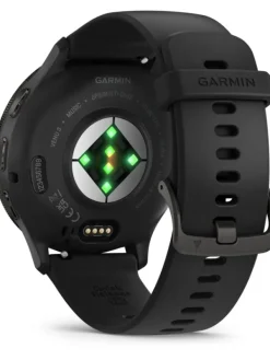 GARMIN Smartwatches | Herrenuhren-Venu® 3, 45mm, Schwarz/Schiefergrau Silikon-Armband 010-02784-01