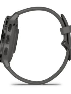 GARMIN Herrenuhren | Damenuhren-Venu® 3S, 41mm, Kieselgrau/Schiefergrau Silikon-Armband 010-02785-00
