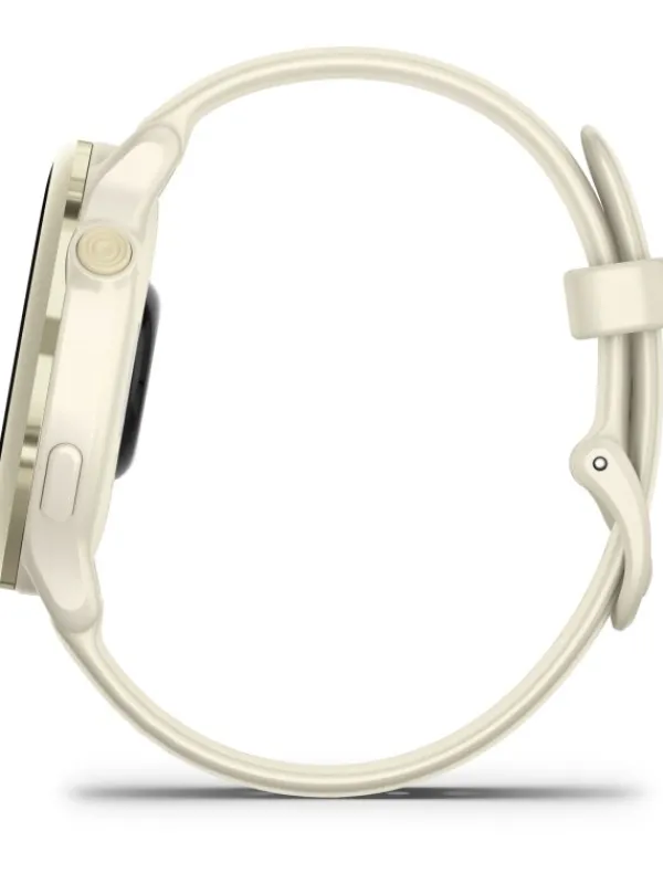 GARMIN Smartwatches | Herrenuhren-vívoactive® 6 Bone/Lunargold Aluminium 010-02985-01