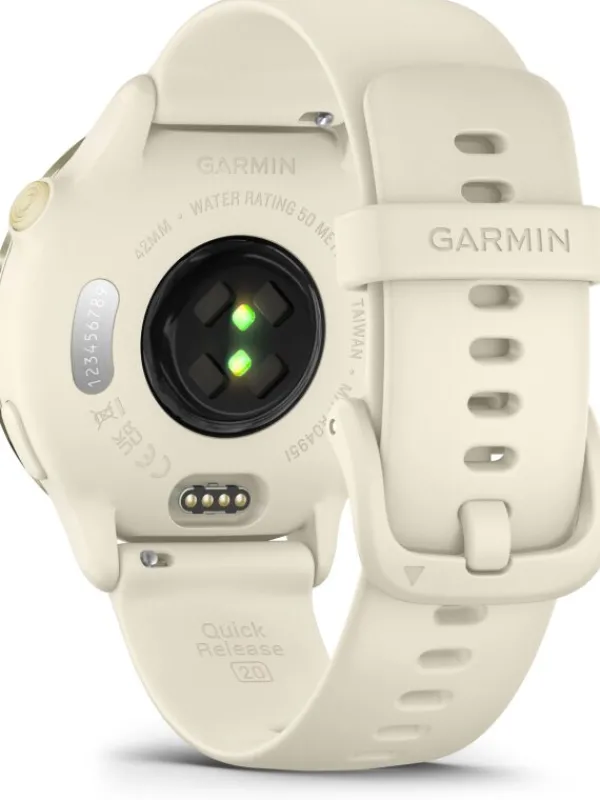GARMIN Smartwatches | Herrenuhren-vívoactive® 6 Bone/Lunargold Aluminium 010-02985-01