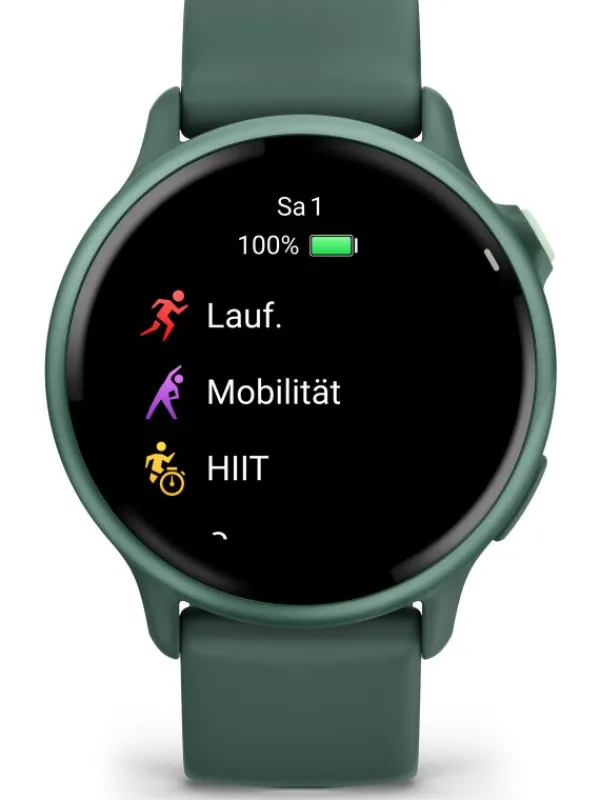 GARMIN Smartwatches | Herrenuhren-vívoactive® 6 Jaspisgrün/Jaspisgrün Metallic Aluminium 010-02985-02