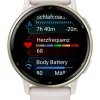 GARMIN Smartwatches | Herrenuhren-vívoactive® 5, 42mm, Elfenbein/Cremegold 010-02862-11