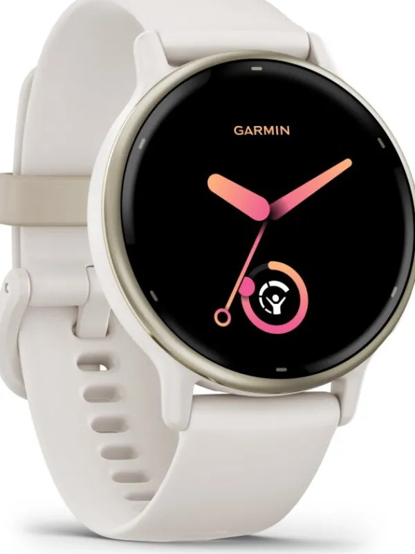 GARMIN Smartwatches | Herrenuhren-vívoactive® 5, 42mm, Elfenbein/Cremegold 010-02862-11