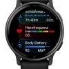 GARMIN Smartwatches | Herrenuhren-vívoactive® 5, 42mm, Schwarz/Schiefergrau Silikonband 010-02862-10