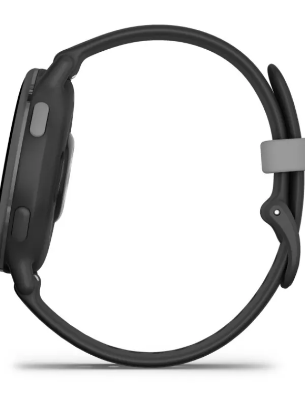 GARMIN Smartwatches | Herrenuhren-vívoactive® 5, 42mm, Schwarz/Schiefergrau Silikonband 010-02862-10