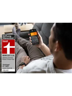 GARMIN Smartwatches | Herrenuhren-vívoactive® 5, 42mm, Schwarz/Schiefergrau Silikonband 010-02862-10