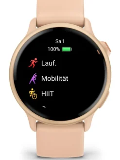 GARMIN Herrenuhren | Damenuhren-vívoactive® 6 Pink Dawn/Pink Dawn Metallic Aluminium 010-02985-03