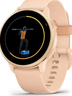 GARMIN Herrenuhren | Damenuhren-vívoactive® 6 Pink Dawn/Pink Dawn Metallic Aluminium 010-02985-03