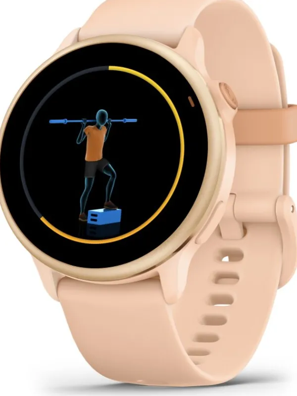 GARMIN Herrenuhren | Damenuhren-vívoactive® 6 Pink Dawn/Pink Dawn Metallic Aluminium 010-02985-03
