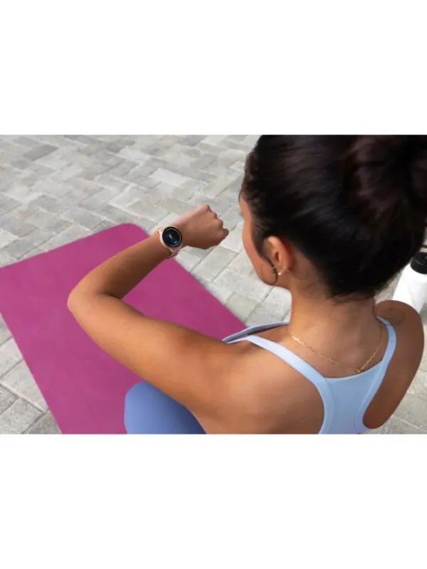 GARMIN Herrenuhren | Damenuhren-vívoactive® 6 Pink Dawn/Pink Dawn Metallic Aluminium 010-02985-03