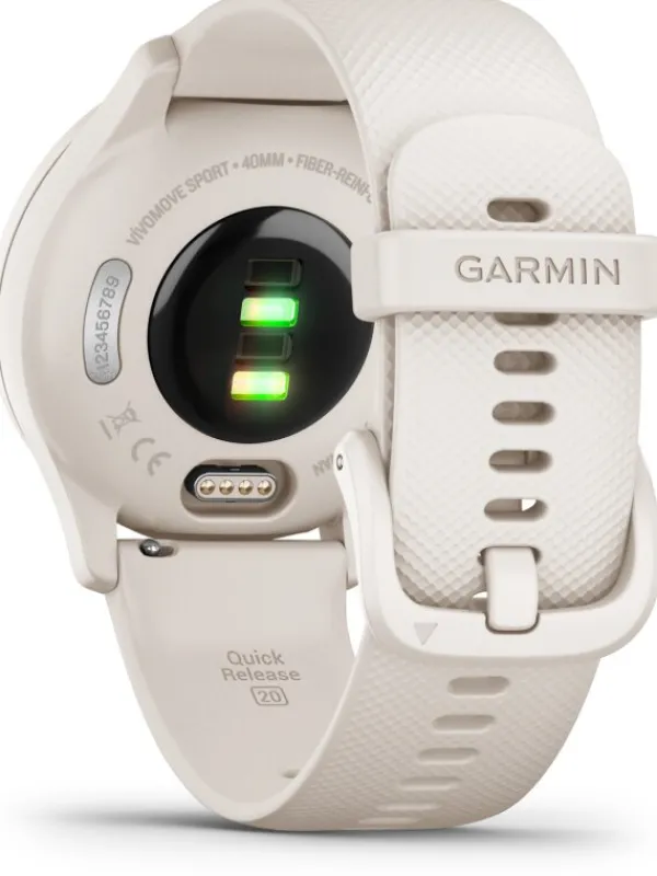 GARMIN Smartwatches | Damenuhren-vívomove® Sport, elfenbeinfarben 010-02566-01