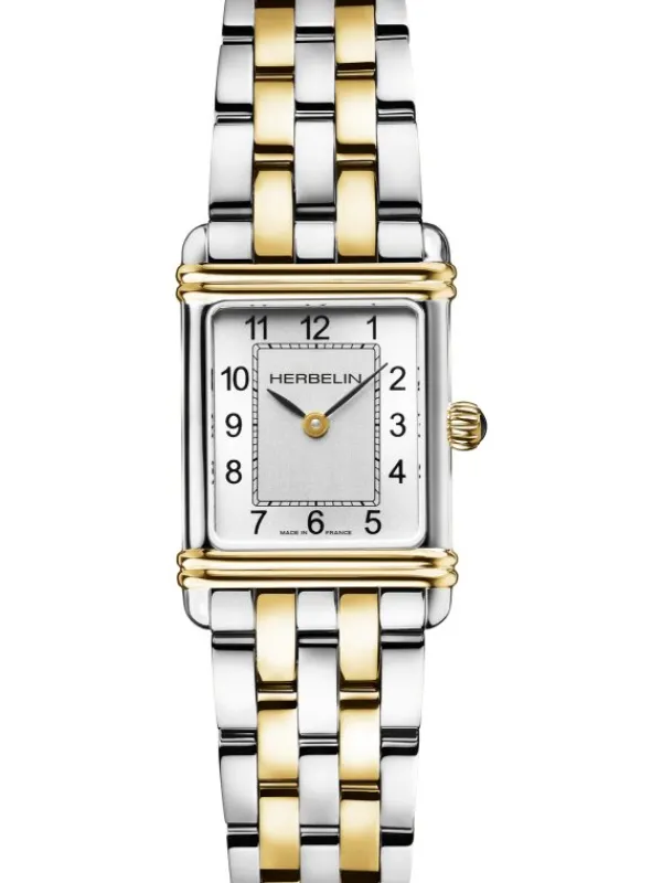 HERBELIN Damenuhren-ART DECO bicolor 17478BT22
