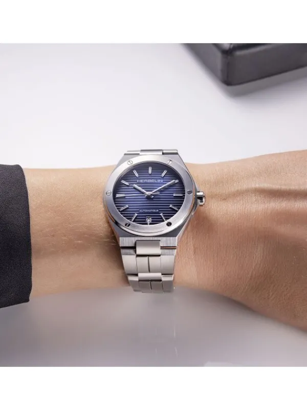 HERBELIN Damenuhren-CAP CAMARAT Automatic Blau 1545B15