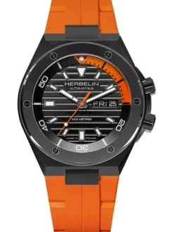 HERBELIN Herrenuhren-CAP CAMARAT Diver Automatic Rot 1745N14CMD