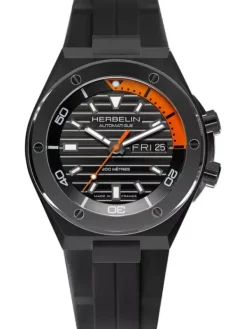 HERBELIN Herrenuhren-CAP CAMARAT DIVER AUTOMATIC 1745N14CA