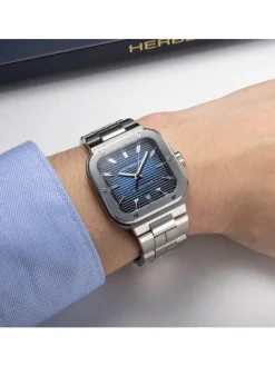 HERBELIN Herrenuhren-CAP CAMARAT SQUARE AUTOMATIC 1646B15