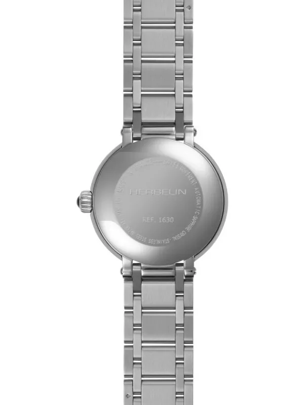 HERBELIN Damenuhren-GALET Automatic Perlmutt Zirkonia 1630BT59