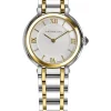 HERBELIN Damenuhren-GALET Quarz 28mm bicolor 17430BT28