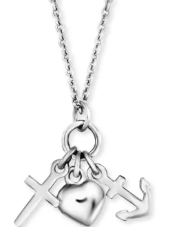 HERZENGEL Halsketten + Collier | Kinderschmuck-Glaube Liebe Hoffnung Kids HEN-FLH