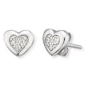 HERZENGEL Ohrschmuck | Kinderschmuck-Heart Zirkonia Kids HEE-HEART02-ZI-ST
