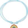 HERZENGEL Kinderschmuck-Mädchen Armband mit Regenbogen Anhänger HEB-RAINBOW