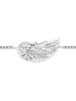 HERZENGEL Kinderschmuck-Mädchen Armband Flügel Silber HEB-WING-01