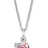 HERZENGEL Kinderschmuck-Mädchen Kette Engelherz mit Zirkonia rosa HEN-ANGEL-HEART-ZIM