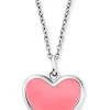 HERZENGEL Kinderschmuck-Mädchen Kette Herz Emaille pink HEN-HEART-13