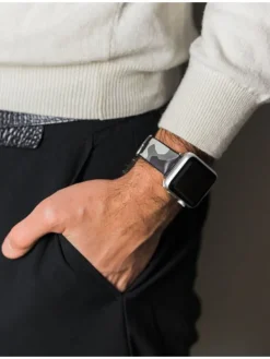 HIRSCH Diverse Teile | Uhrenarmbänder-Adapter Apple Watch silver AD10002
