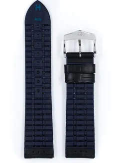 HIRSCH Uhrenarmbänder | Zubehör-Andy, schwarz / blau 0928028050