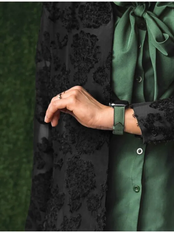 HIRSCH Uhrenarmbänder | Zubehör-Arne, dunkelgrün 0925090045