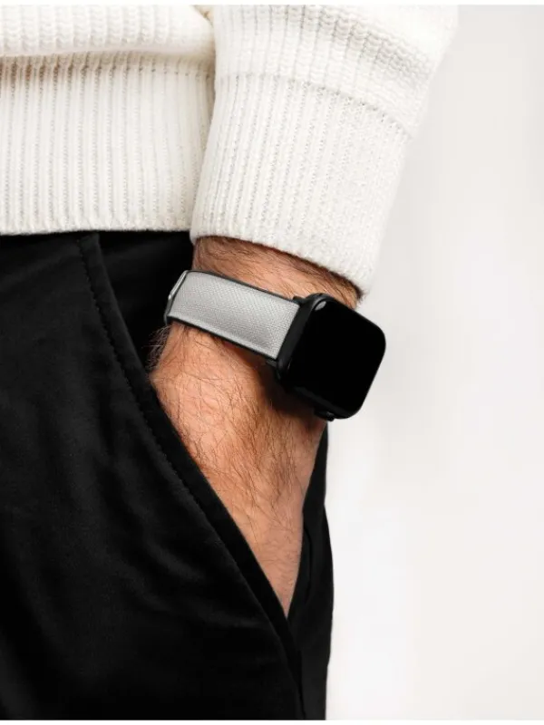 HIRSCH Uhrenarmbänder | Zubehör-Arne, grau 0925090030