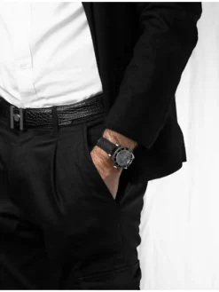 HIRSCH Uhrenarmbänder | Zubehör-Arne, schwarz 0925090050