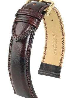 HIRSCH Uhrenarmbänder | Zubehör-Ascot, braun glänzend 01507510