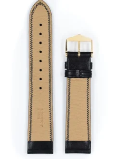 HIRSCH Uhrenarmbänder | Zubehör-Ascot, schwarz glänzend 01575050