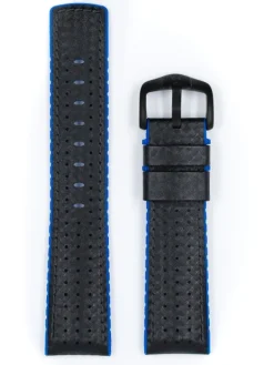 HIRSCH Uhrenarmbänder | Zubehör-Ayrton, schwarz / blau 0918092050