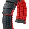 HIRSCH Uhrenarmbänder | Zubehör-Ayrton, schwarz / rot 0912092050