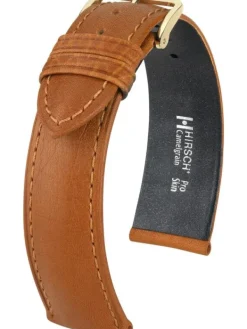 HIRSCH Uhrenarmbänder-Camelgrain, honig 01009010