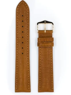 HIRSCH Uhrenarmbänder-Camelgrain, honig 01009010