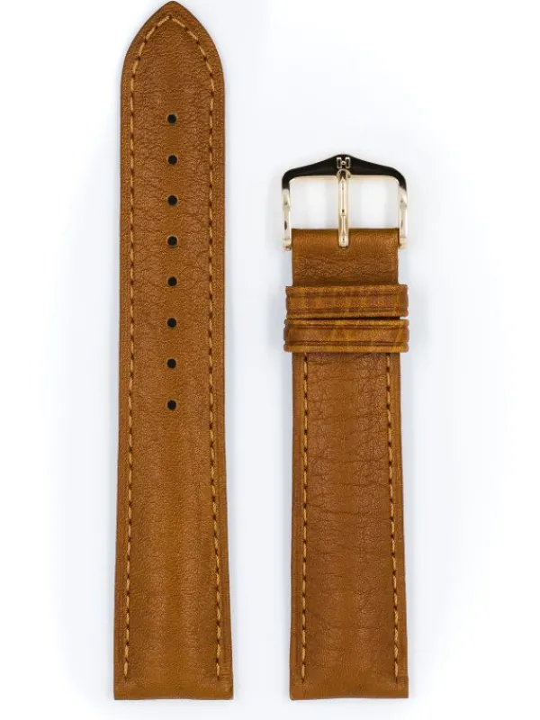 HIRSCH Uhrenarmbänder-Camelgrain, honig 01009010