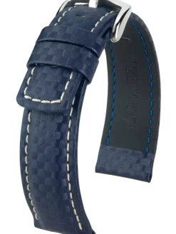 HIRSCH Uhrenarmbänder | Zubehör-Carbon, blau 02592080