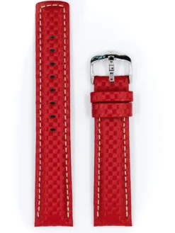 HIRSCH Uhrenarmbänder | Zubehör-Carbon rot 02592020