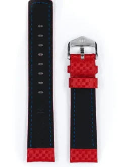 HIRSCH Uhrenarmbänder | Zubehör-Carbon rot 02592020