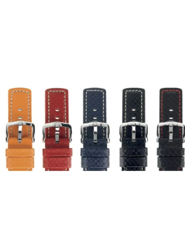 HIRSCH Uhrenarmbänder | Zubehör-Carbon rot 02592020