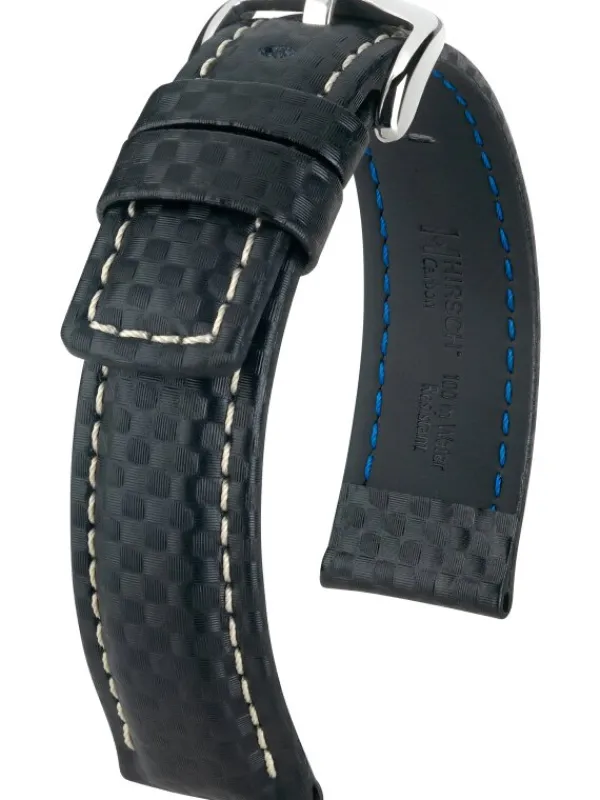 HIRSCH Uhrenarmbänder | Zubehör-Carbon, schwarz 02592050