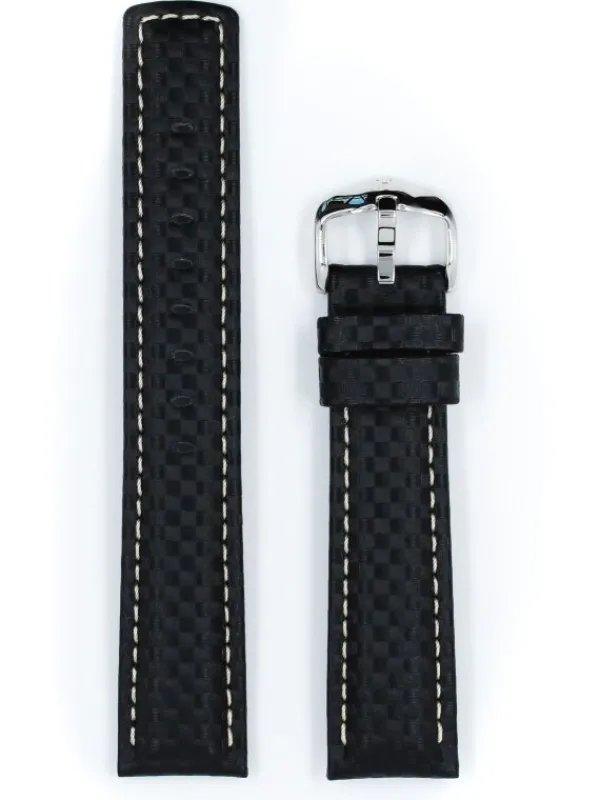 HIRSCH Uhrenarmbänder | Zubehör-Carbon, schwarz 02592050