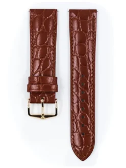 HIRSCH Uhrenarmbänder | Zubehör-Crocograin goldbraun 12302870
