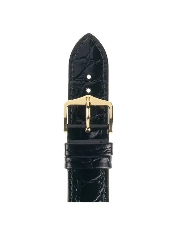 HIRSCH Uhrenarmbänder | Zubehör-Crocograin schwarz 12302850