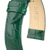 HIRSCH Uhrenarmbänder | Zubehör-Crocograin grün